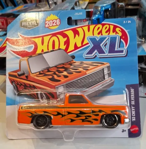 CARRINHO HOT WHEELS 1983 CHEVY SILVERADO NOVO 