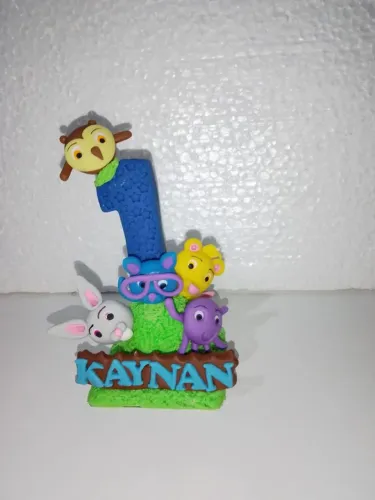 Vela de Biscuit personalizada 
