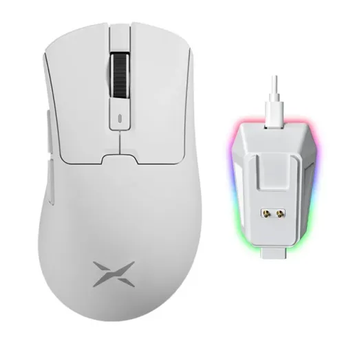 Mouse Gamer Delux M900 Pro Wireless 8K + Dock de Carregamento RGB 