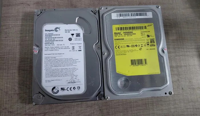 HD de Pc 500Gb Seagate e Samsung Funcionando!