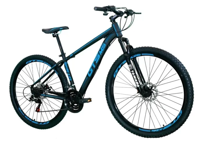 Bicicleta Aro 29 Gts Pro M5 Techs 21 Marchas Freios À Disco Quadro de alumínio