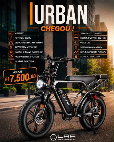 Bike elétrica Urban