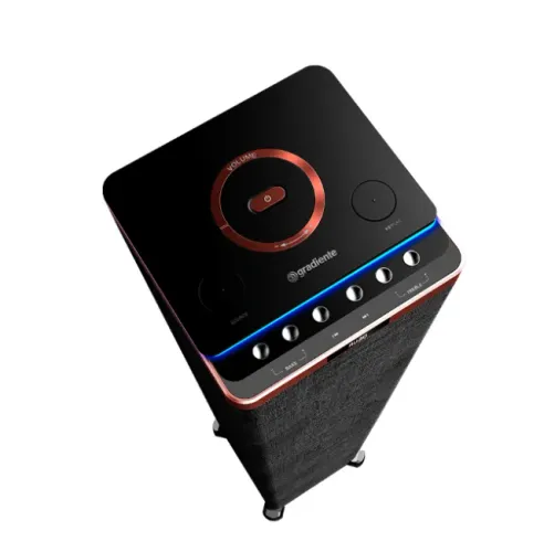Caixa Amplificada Gradiente GST107 Vibrance Bluetooth, 1000W de Potência, USB, Rádio FM, 3