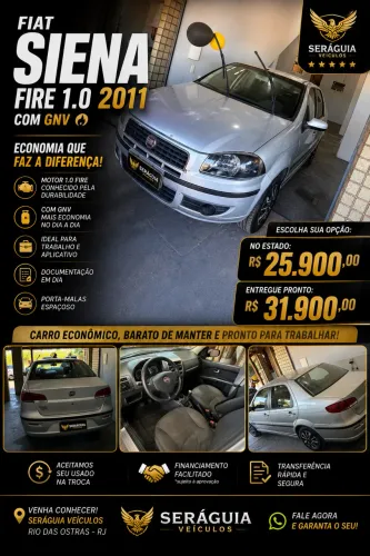 Fiat Siena EL 1.0 MPI Fire Flex 8V 4P 2011
