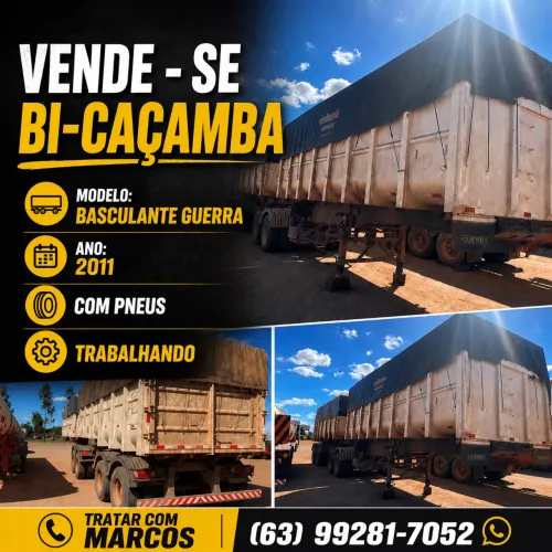 Basculante Bi-caçamba guerra 