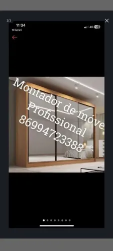Montador de móveis profissional