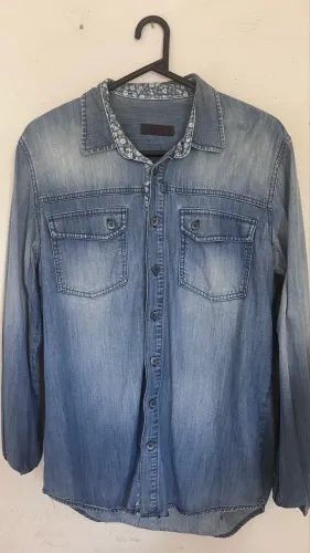 Camisa social Jeans tamanho M