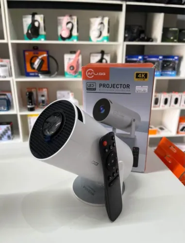 Projetor de vídeo HY300 ANDROID, USB, Espelhamento, controle, bivolt (PROMOÇÃO)