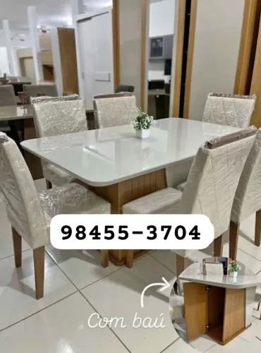 Mesa de jantar 6 lugares ___ a pronta entrega