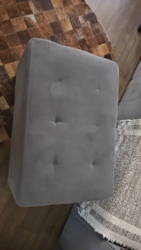 Jogo sofa,puf e poltrona