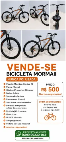 Bicicleta Mormaii 0km