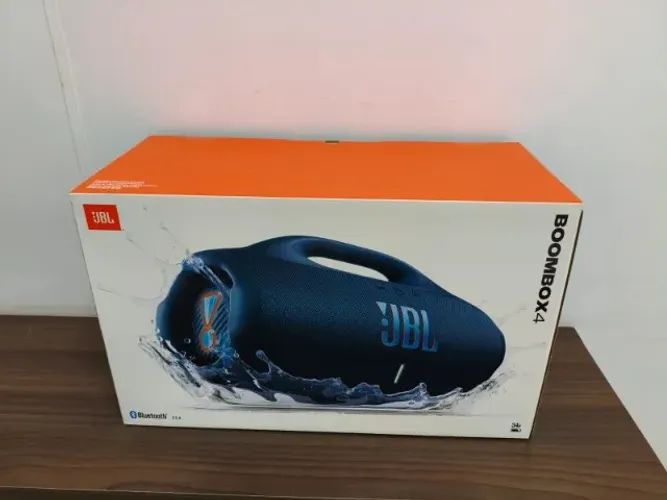 Caixa de Som Bluetooth JBL Boombox 4, com Auracast? , IP68, Azul