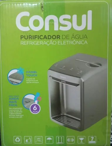 Purificador Consul CPB33 Água Gelada e Natural Cor Cinza