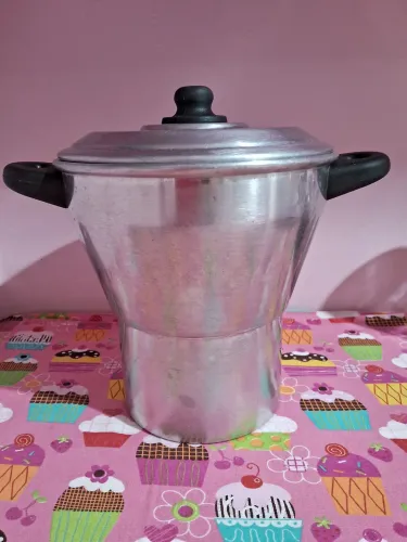 Cuscuzeira grande alumínio 