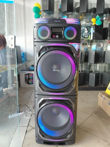 CAIXA DE SOM AMPLIFICADA PCX3900 PHILCO- FUNÇÃO FUMAÇA