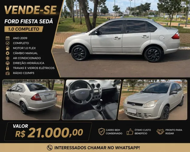 Ford Fiesta Sedan 1.0 8V Flex 4P 2010