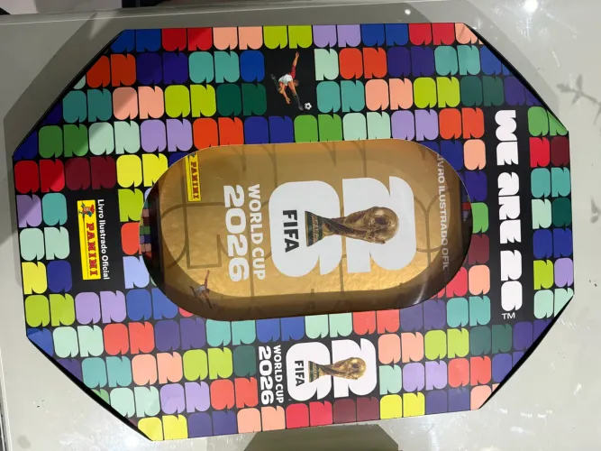Album copa 2026 ouro NUMERADO colecionador (kit estádio )