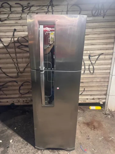 Geladeira Electrolux inox duplex frost free