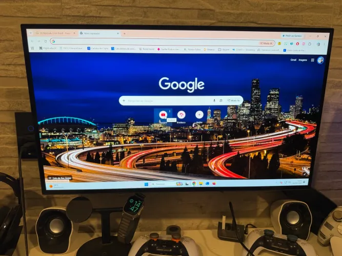 Monitor oled corsair xeneon 27 240Hz ainda na garantia