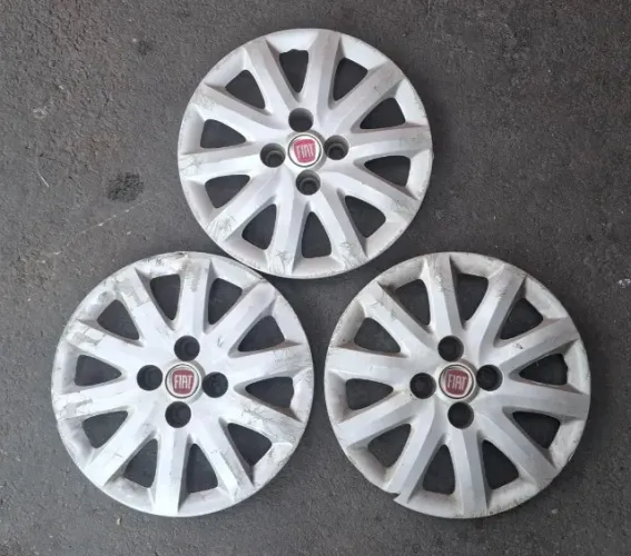 Kit 3 Calotas Aro 14 Originais Fiat Grand Siena_Aceito Cartão*