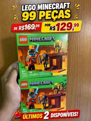 LEGO Minecraft 99 peças ( OFERTA ANTECIPADA!! )