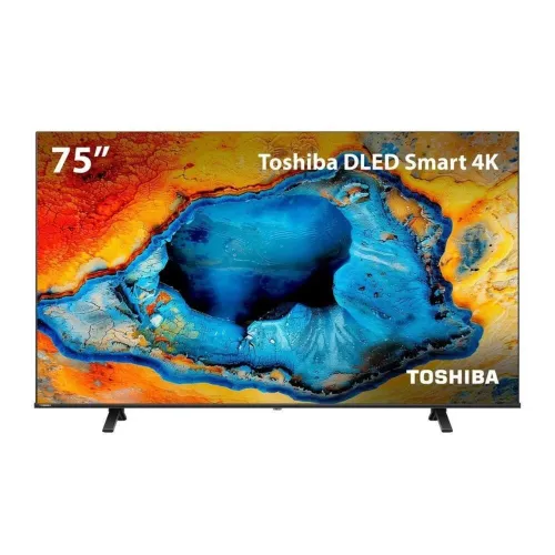Smart TV Toshiba 75 Polegadas 4K DLED VIDAA 75C350NS