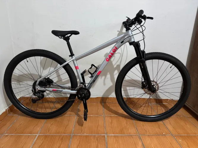 Bicicleta Caloi Explorer Aro 29 18 marchas cinza
