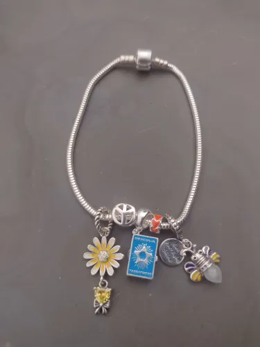 Pulseira da Vida com Berloques em Prata