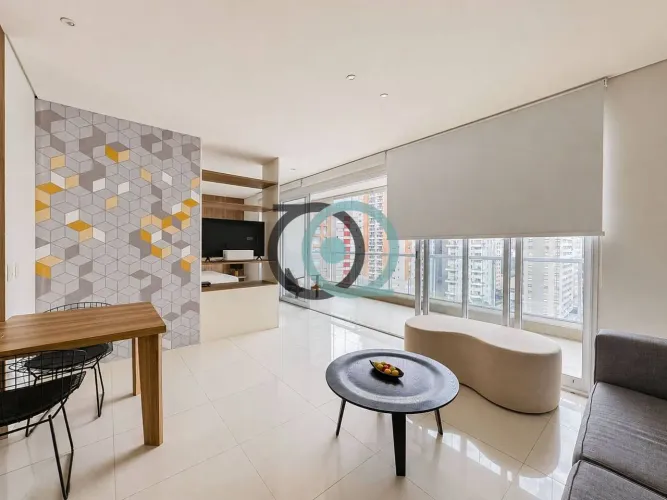 Apartamento com 1 dormitório para alugar, 73 m² por R$ 9.977,36/mês - Itaim Bibi - São Pau