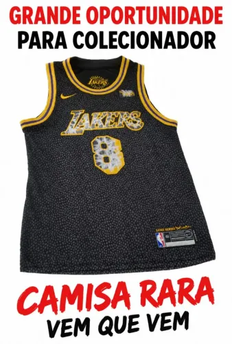 LINDA CAMISA DE KOBE BRYANT ITEM HISTÓRICO E RARO TAMANHO N.44