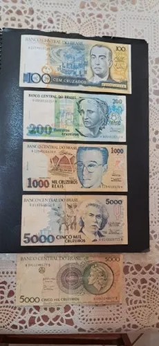 Notas de real antiga