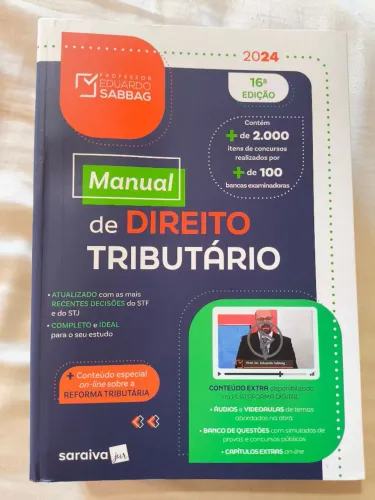 Livro de Direito Tributário (ACEITO TROCAS)