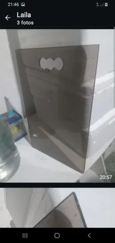 TABUA DE VIDRO PARA CARNES E LEGUMES VARIAS UTILIDADES PESADA VALOR 60