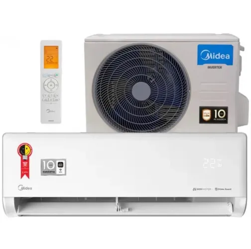 Ar Condicionado Split Midea AI EcoMaster 9000 BTU's Inverter - EZVCA09 - 220V