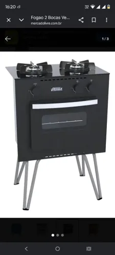Fogão venax mini 2 bocas