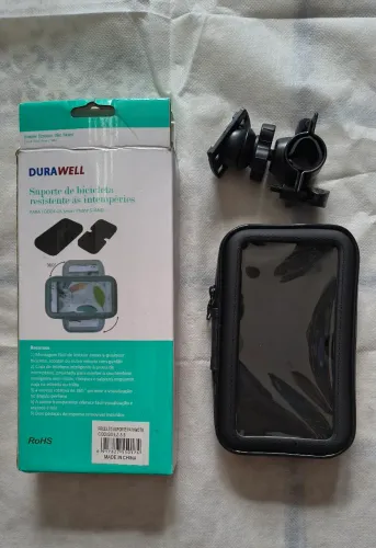 SUPORTE CELULAR IMPERMEÁVEL (MOTO/BICICLETA)