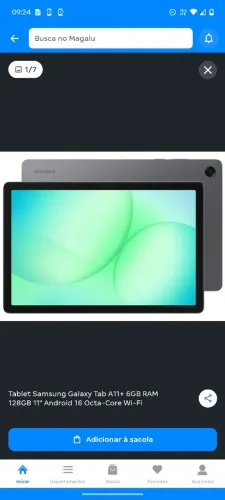 Tablet a11+ , teclado e caneta