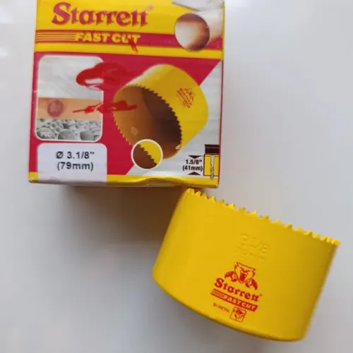 Serra Copo Bimetal 79mm (3.1/8) - Starrett FCH0318-G (novo)