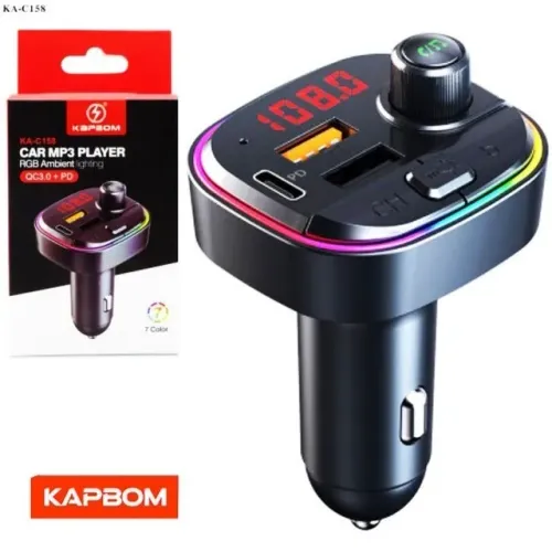 Transmissor FM Bluetooth Veicular Kapbom KA-C171
