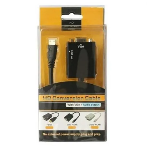 Adaptador Hdmi Para Vga Hd Conversion Cable