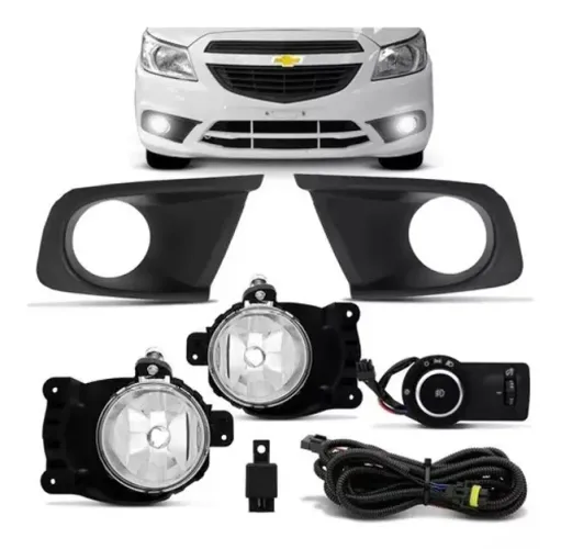 Kit Farol de Milha Onix Prisma Lt/ls 2014 - ShockLight - 042410