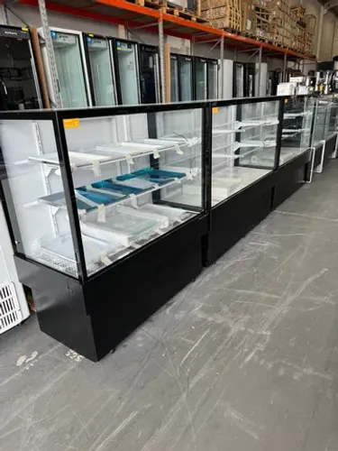 Vitrine de padaria completa refrimate aquecida refrigerada e neutra 