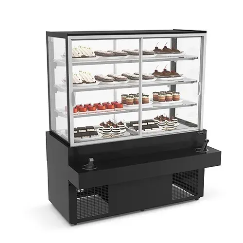 Vitrine Titanium Premium Self Service Refrigerado Temperatura: 2ºC a 6ºC Sistema de refrig