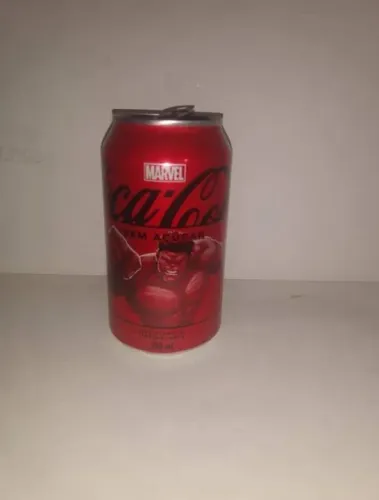 Lata Marvel Coca Cola Hulk 2024 Vazia Higienizada