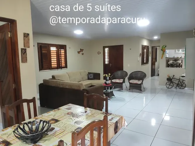 Paracuru - Ampla casa com piscina, 5 suítes