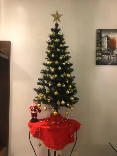 Árvore de Natal completa com luzes de led
