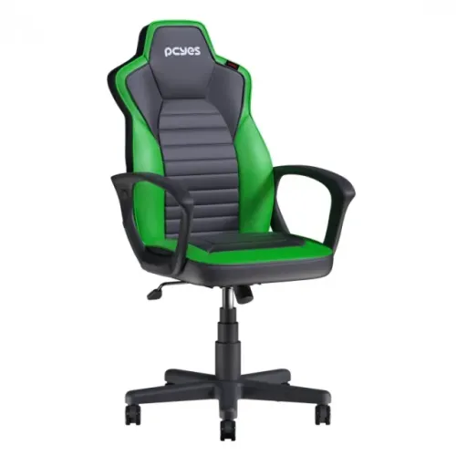 Cadeira Gamer PCYes Mad Racer STI Turbo Savage Green - WZetta