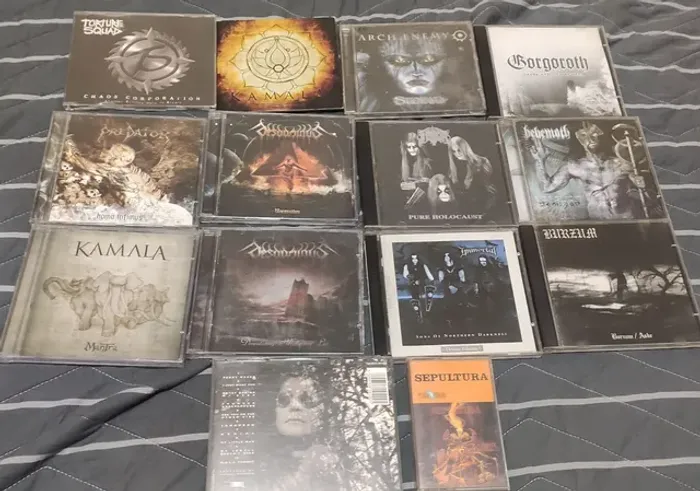 Cds, disco, lp, dvd, Rock, Metal