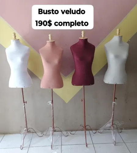 Manequins de Veludo para Loja