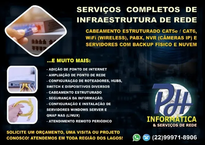 Técnico em Redes (Atendimento em Domicílio)